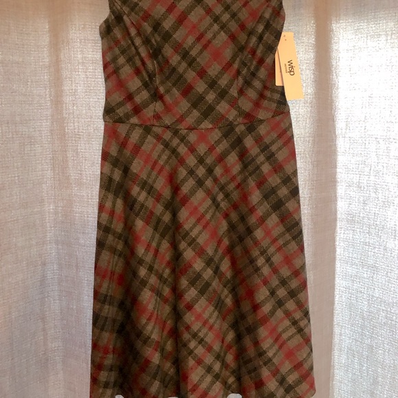 Wisp Grey Plaid Dress - Picture 2 of 7